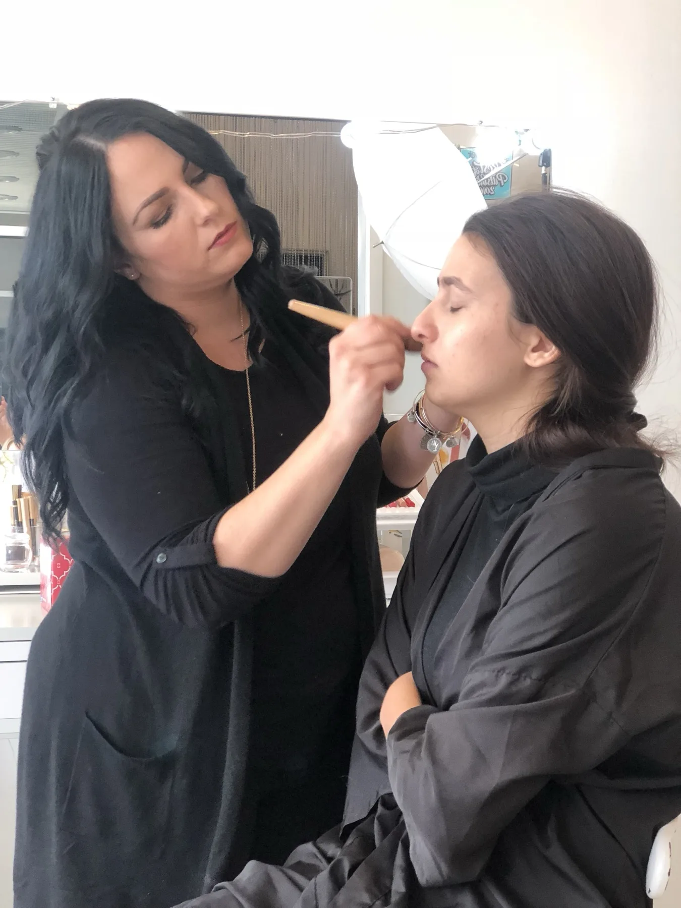 Flawless bridal makeup and hair styled at ESSpa Kozmetika