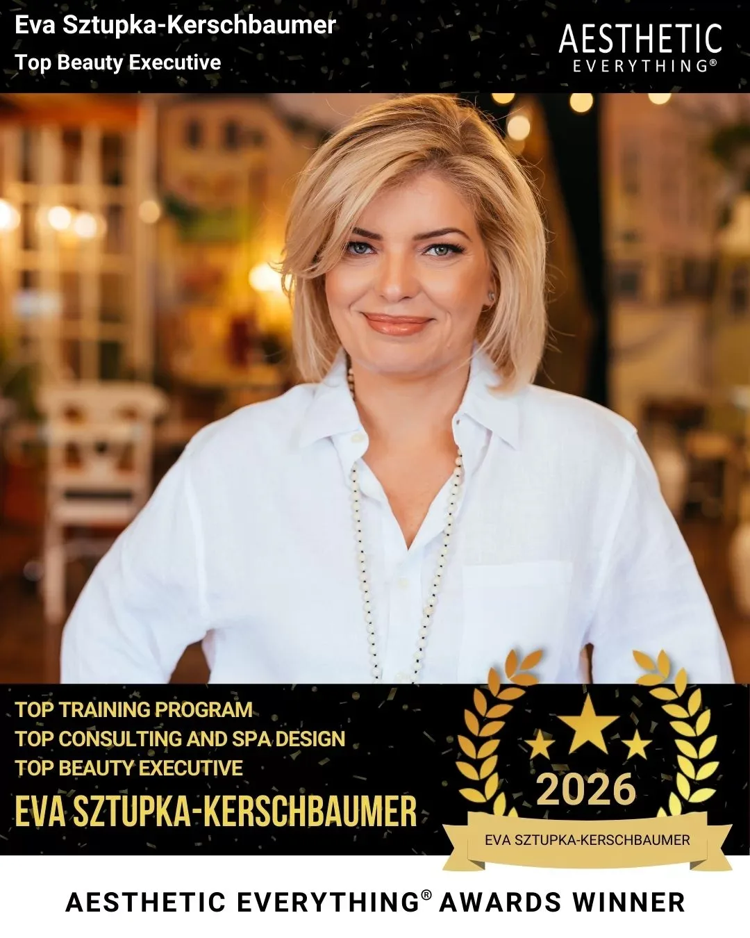 Eva Sztupka-Kerschbaumer, Founder